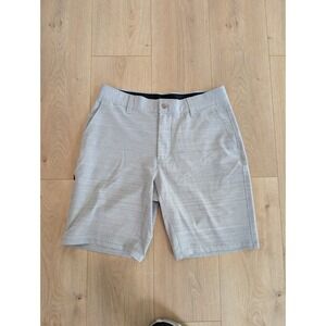 Bylt Men's Premium Basics Kinetic Shorts Gray Size Medium Zip Pocket Stretch 9"